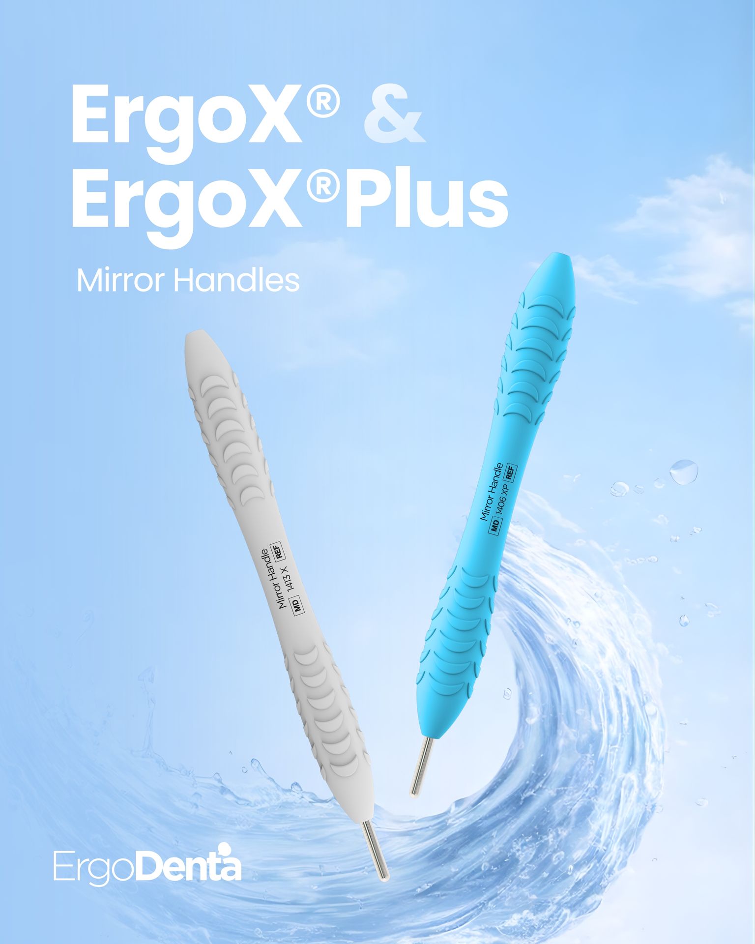 ErgoX® & ErgoX® Plus Mirror Handles — ErgoDenta