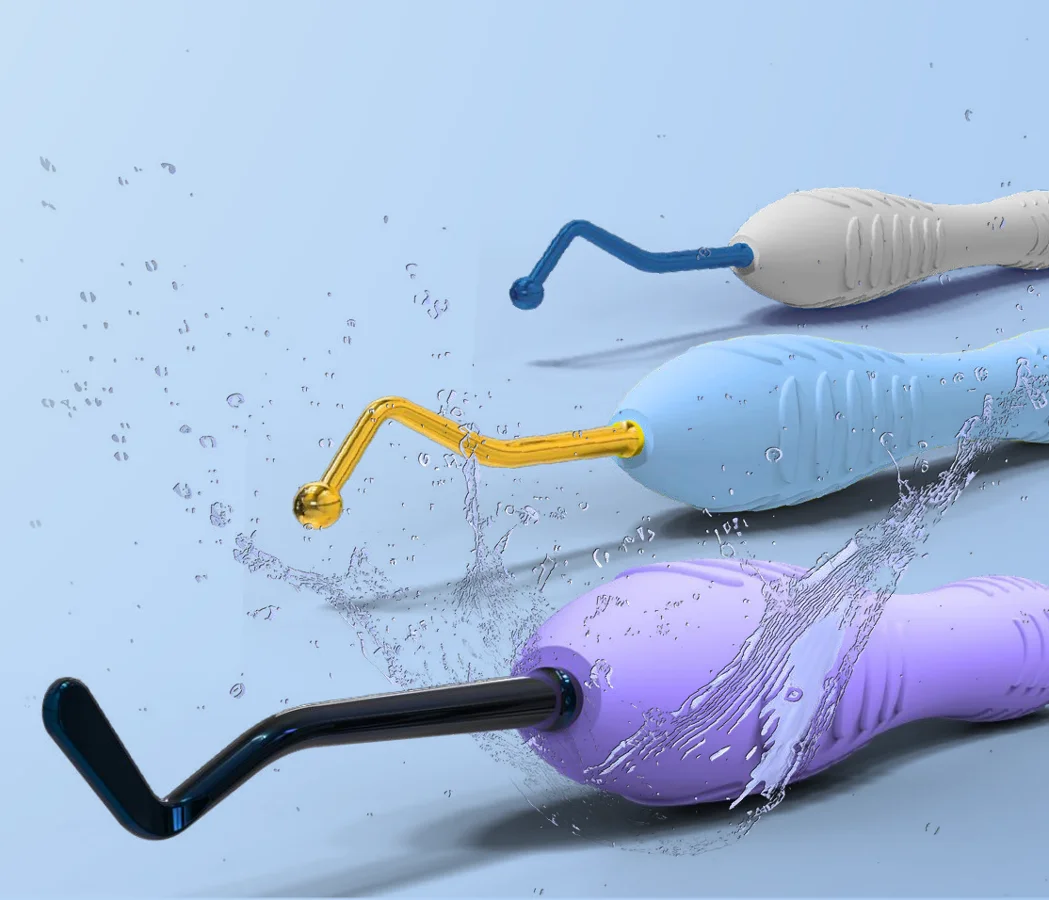 ErgoSlip non-stick composite instruments with water splash