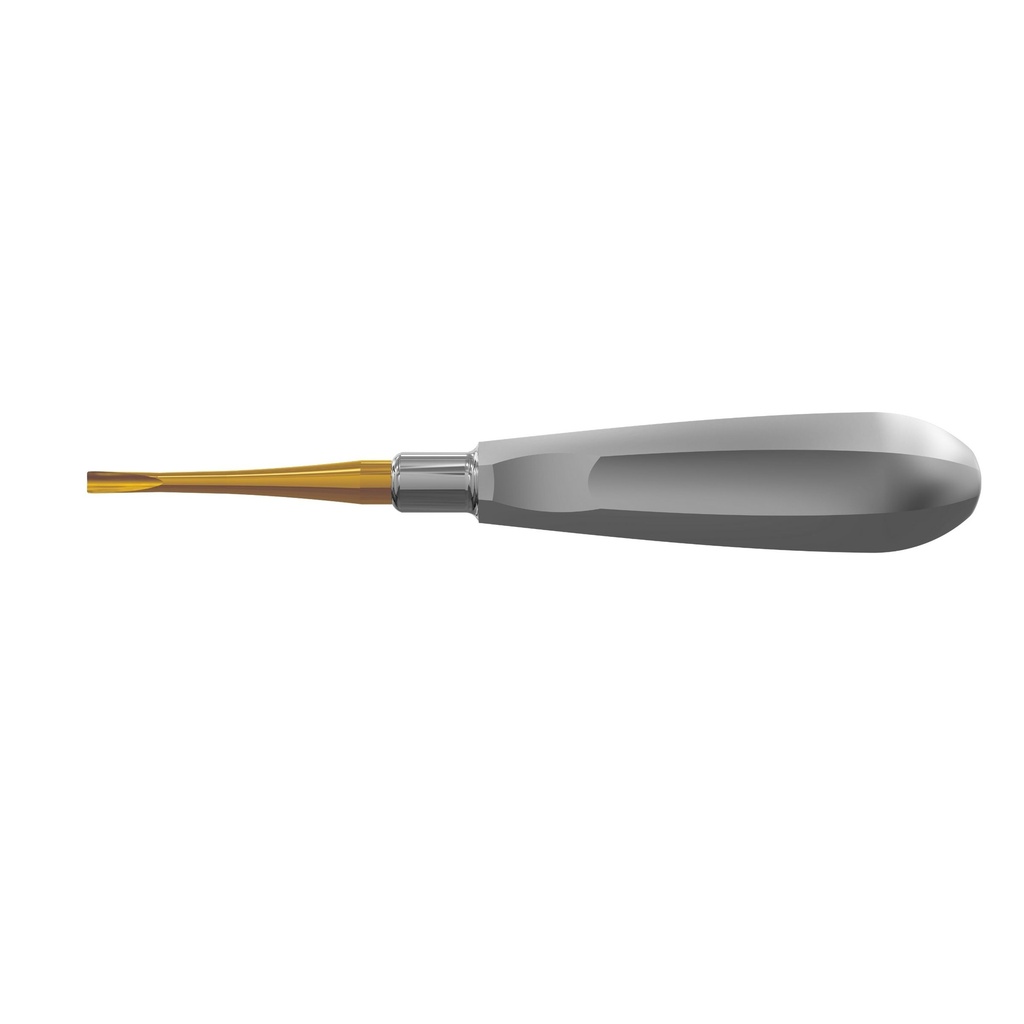 Standard Luxating Elevator Gold, Straight, 4mm