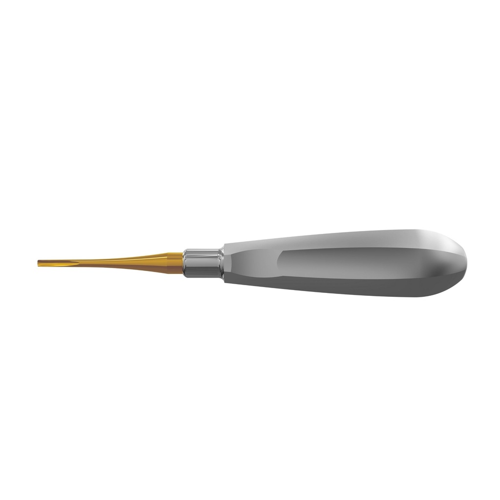Luxating Elevator Gold, Curved, 2.5mm
