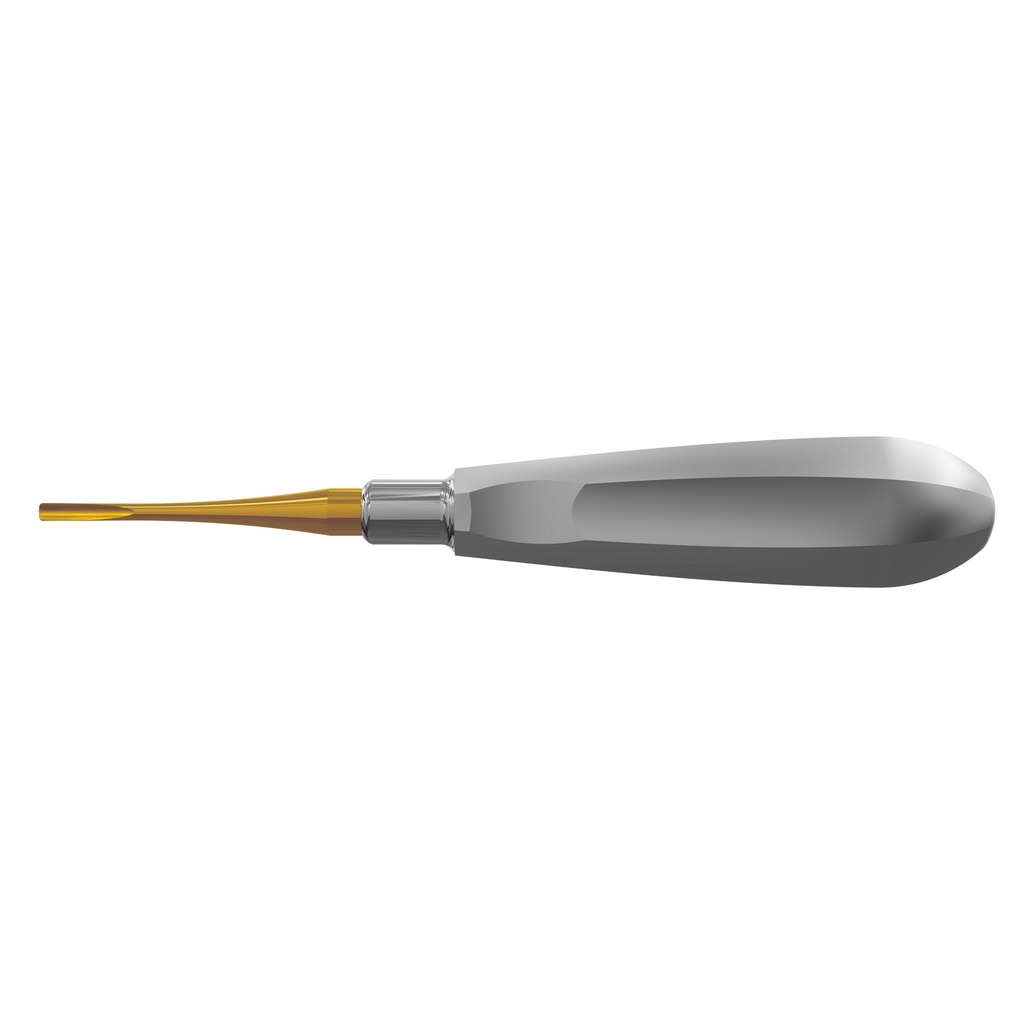 Luxating Elevator Gold, Curved, 3mm