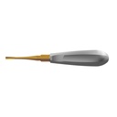 Luxating Elevator Gold, Curved, 4mm