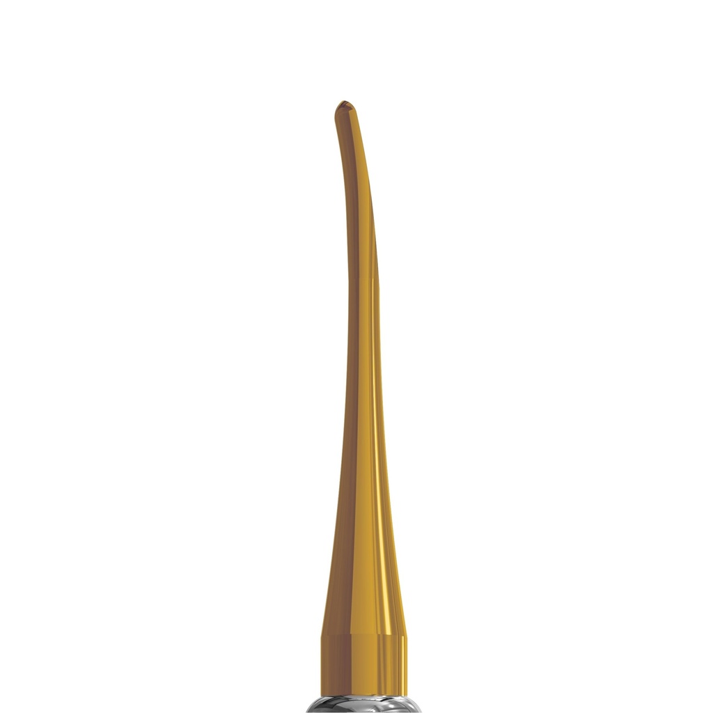 Luxating Elevator Gold, Curved, 4mm