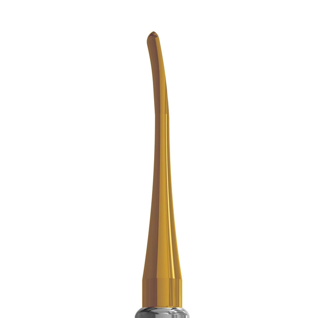 Luxating Elevator Gold, Curved, 5mm