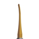 Luxating Elevator Gold, Curved, 5mm