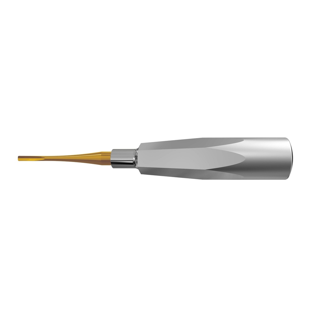 Luxating Elevator Gold,  Curved, 3mm