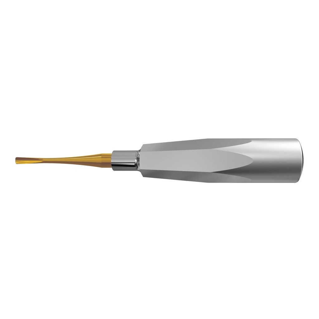 Luxating Elevator Gold,  Curved, 4mm