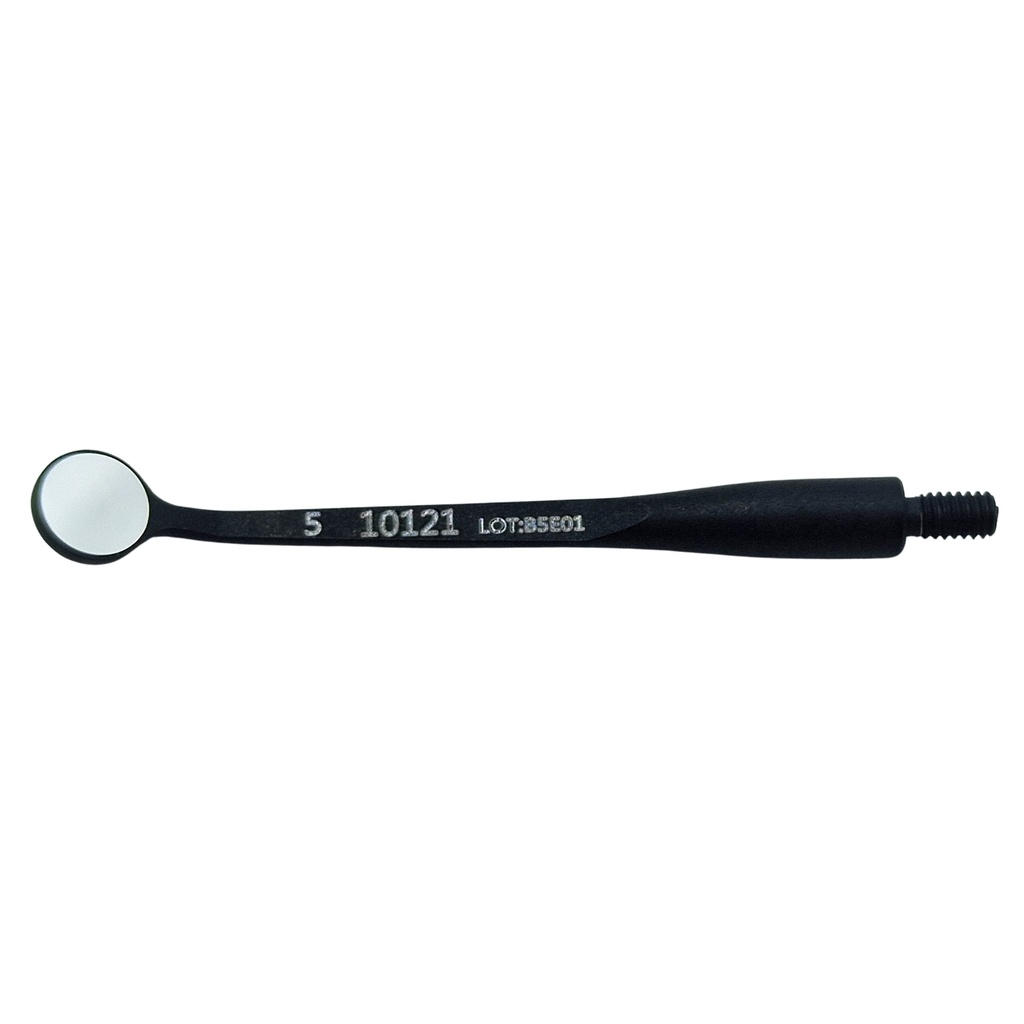 Microscopic HD Mouth Mirror, 5mm, Black, UltraThin 0.7mm