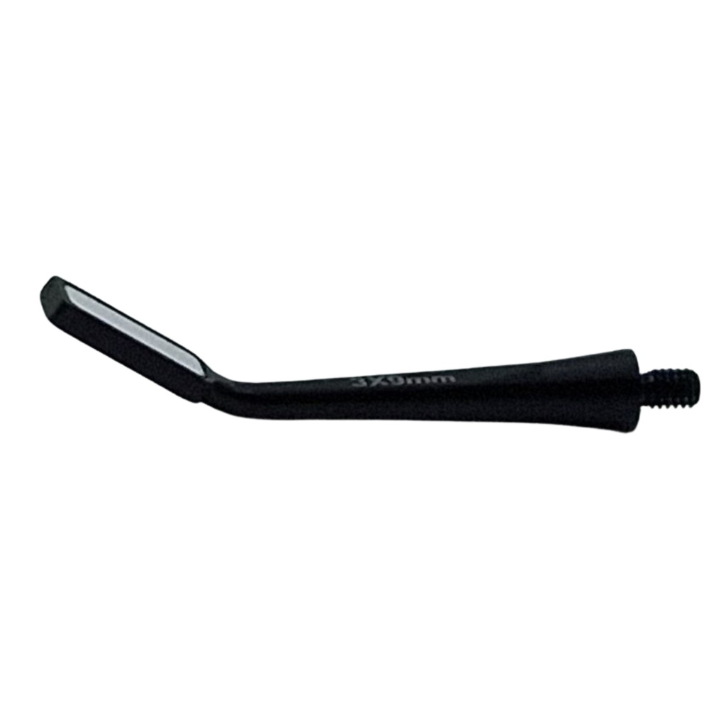 Microscopic HD Mouth Mirror, 3x9mm,  Black, Regular 1.5mm