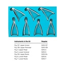 Child extraction forceps kit, 7pcs