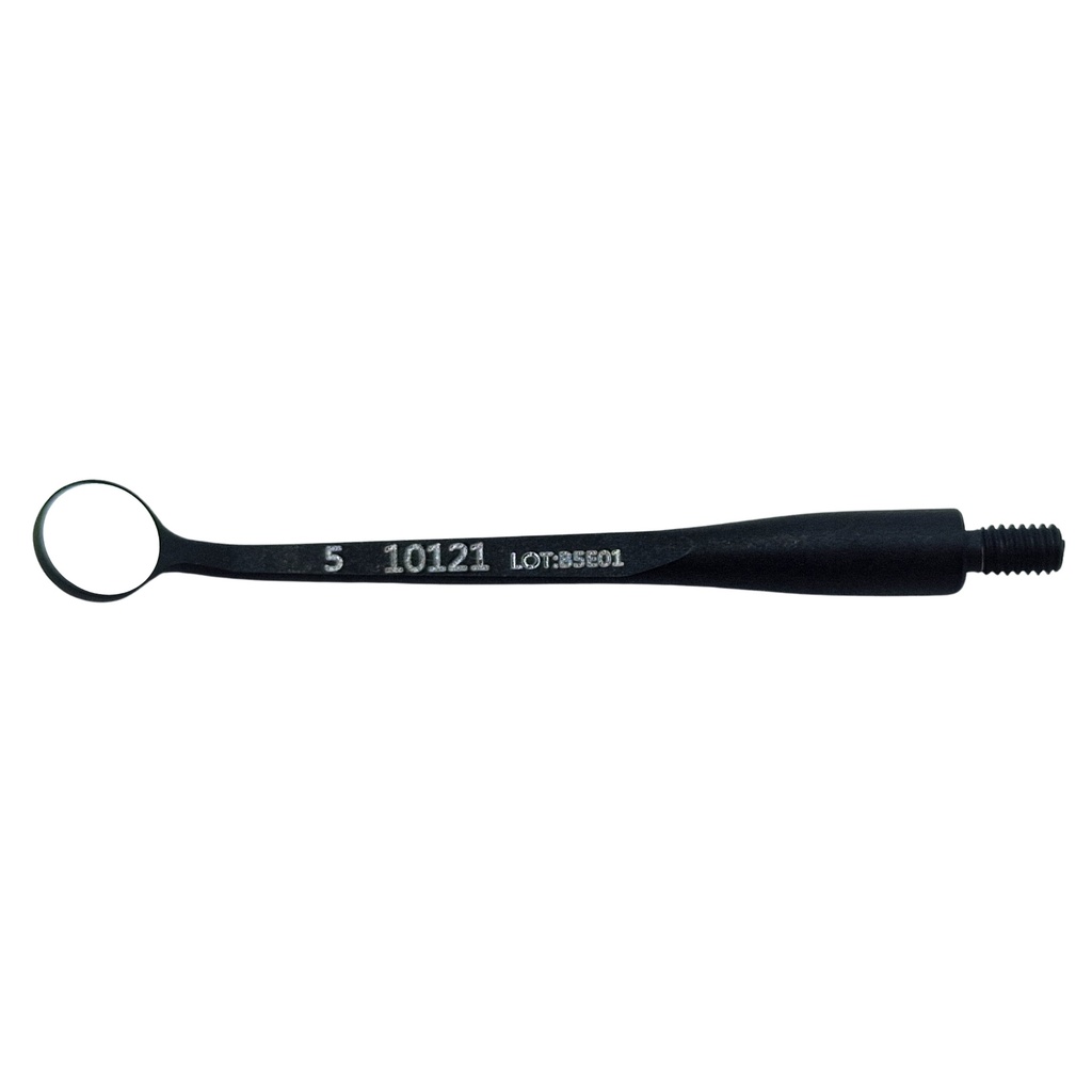 Microscopic HD Mouth Mirror, 5mm, Black, UltraThin 0.7mm