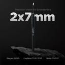 Microscopic HD Mouth Mirror, Regular 1.5mm, Black | ErgoDenta