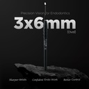 Microscopic HD Mouth Mirror, UltraThin 0.7mm, Black | ErgoDenta