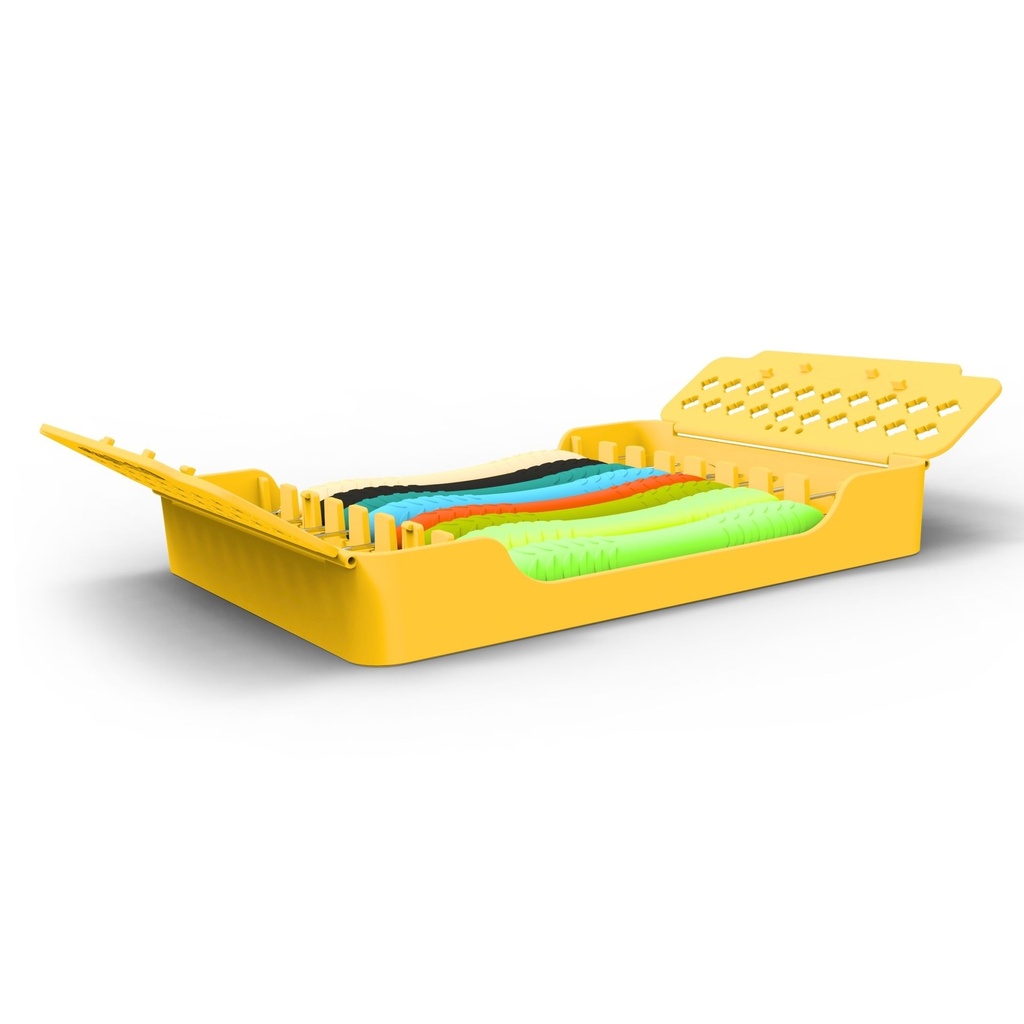 ErgoTray 8, 180x136x26mm, Yellow