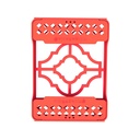 ErgoTray 8, 180x136x26mm, Red