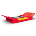 ErgoTray 8, 180x136x26mm, Red