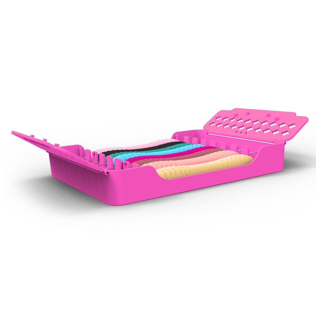 ErgoTray 8, 180x136x26mm, Pink