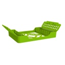 ErgoTray 8, 180x136x26mm, Green – dental instrument | ErgoDenta