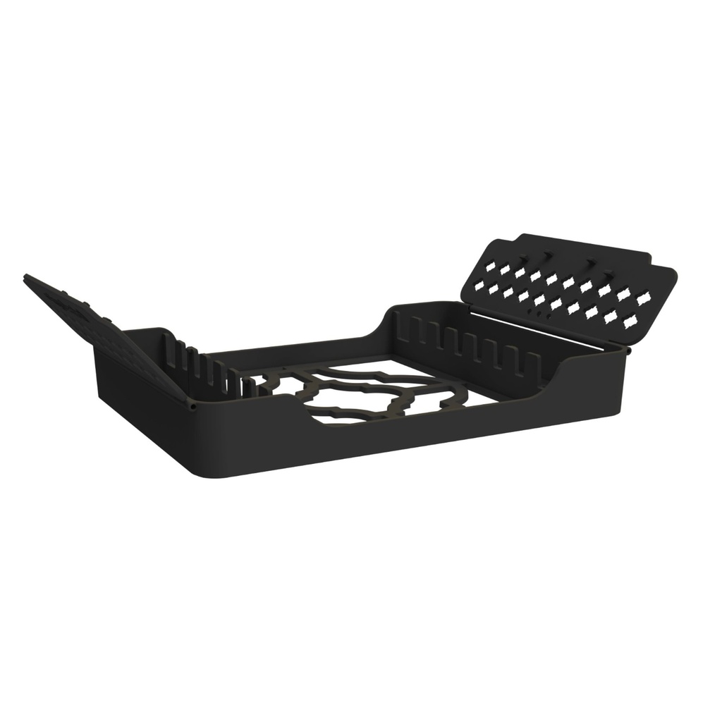 ErgoTray 8, 180x136x26mm, Black