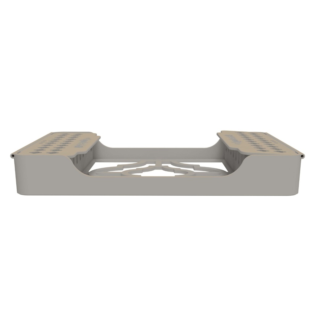 ErgoTray 8, 180x136x26mm, Grey