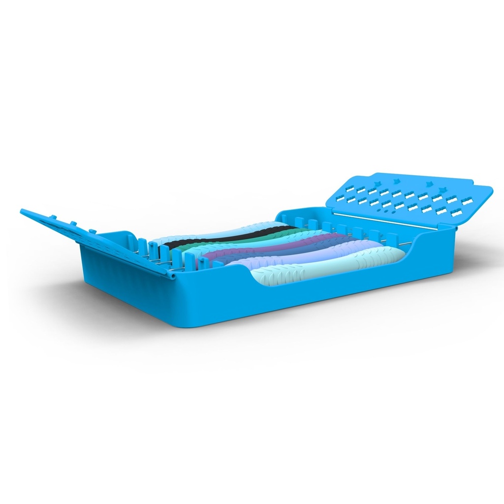 ErgoTray 8, 180x136x26mm, Blue