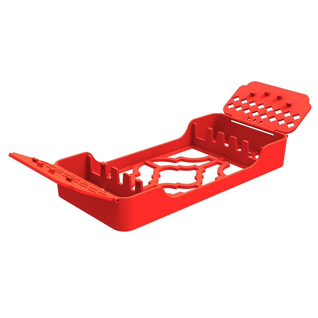 ErgoTray 5, 180x86x26mm, Red