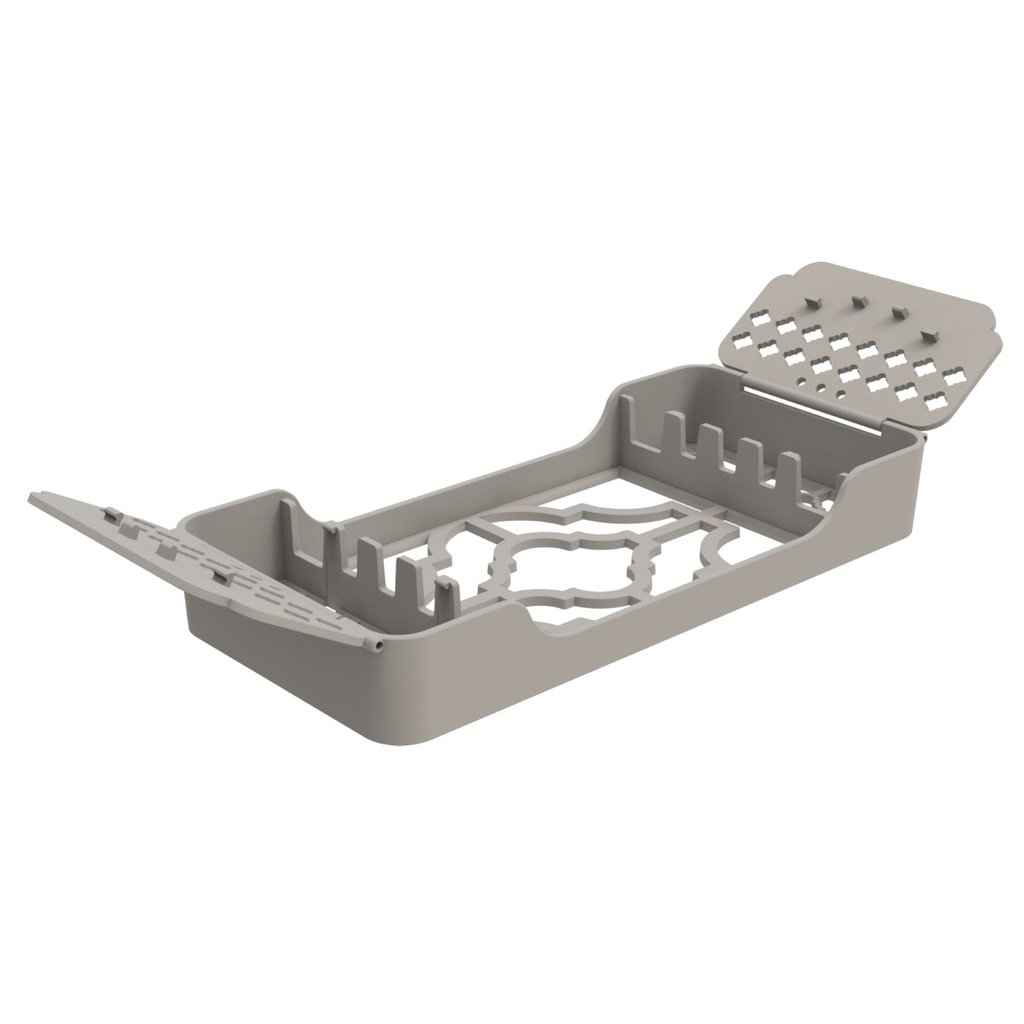 ErgoTray 5, 180x86x26mm, Grey – dental instrument | ErgoDenta