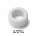 Color Coded Rings, Large, 25 pcs/box — White – dental instrument | ErgoDenta