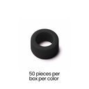 Color Coded Rings, Small, 50 pcs/box — Black – dental instrument | ErgoDenta