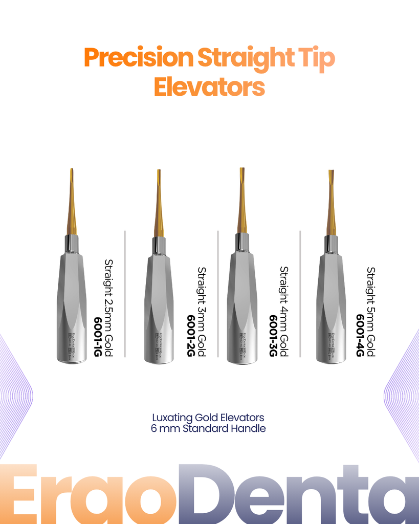 Straight Luxating Elevators – dental surgery | ErgoDenta