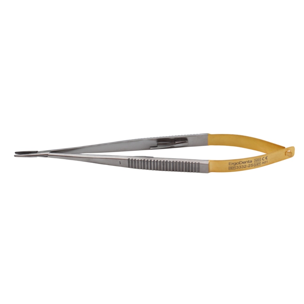 Castervejio Micro Needle Holder, Straight, 18cm, TC