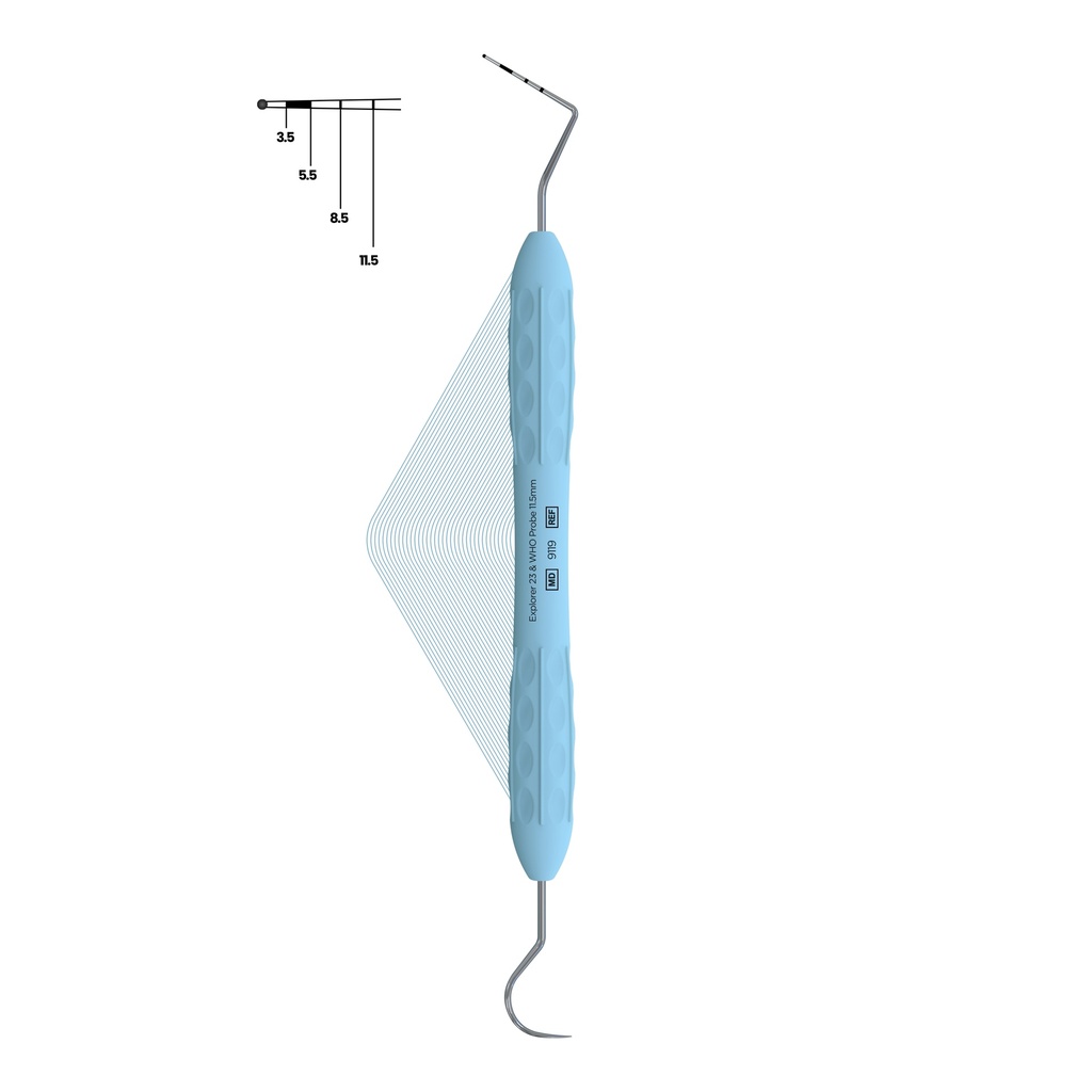 Explorer 23 + WHO Probe 11.5mm (ball end) | ErgoLite X