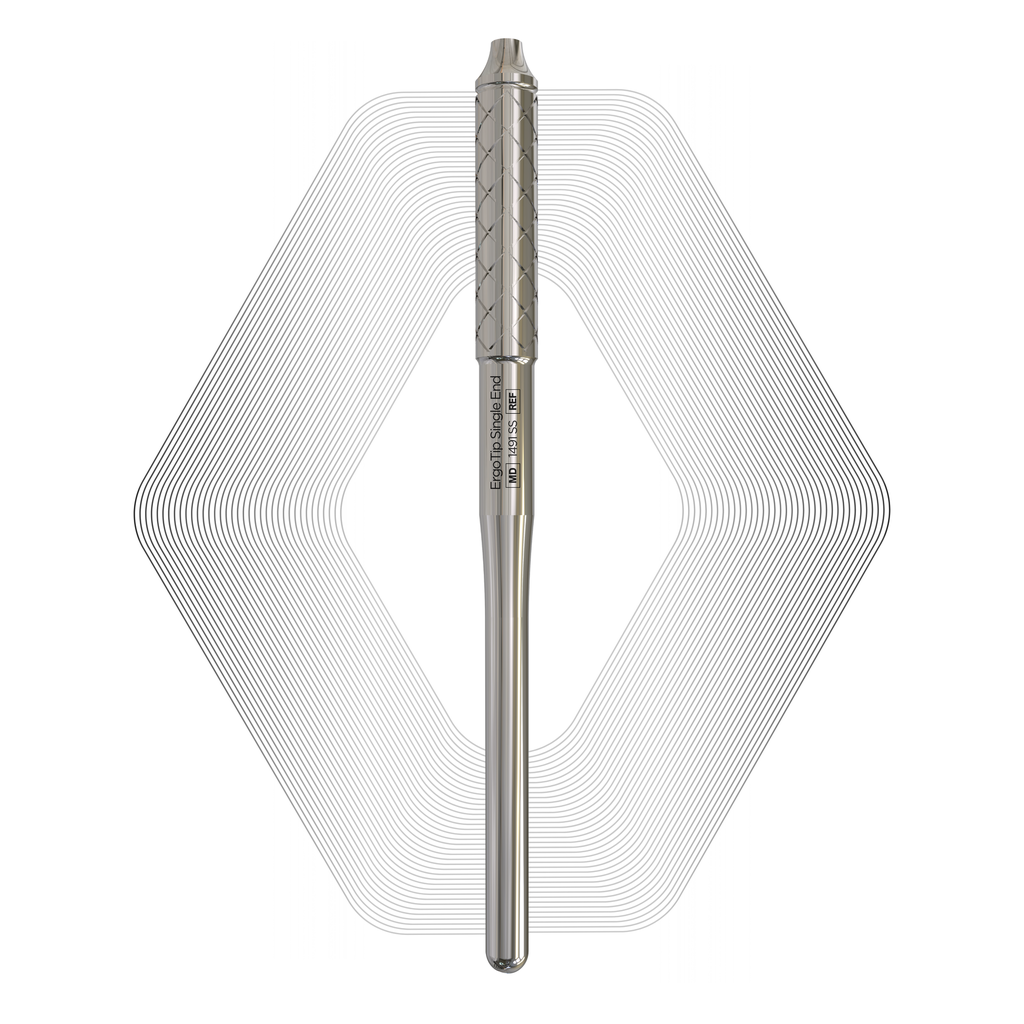 Single-End Steel Handle, 8mm | ErgoTip