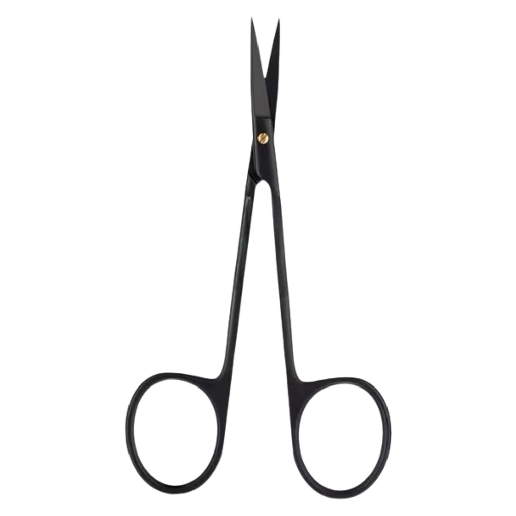 Iris Scissor, Curved, 11.5cm, Black, Super-cut, TC