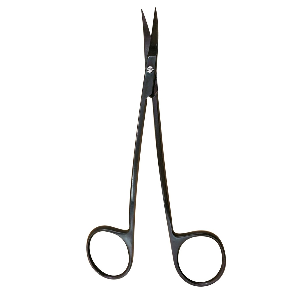 La Grange Scissor, Double Curved, 11.5 cm, Black, Super-cut, TC