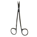 La Grange Scissor, Double Curved, 11.5 cm, Black, Super-cut, TC