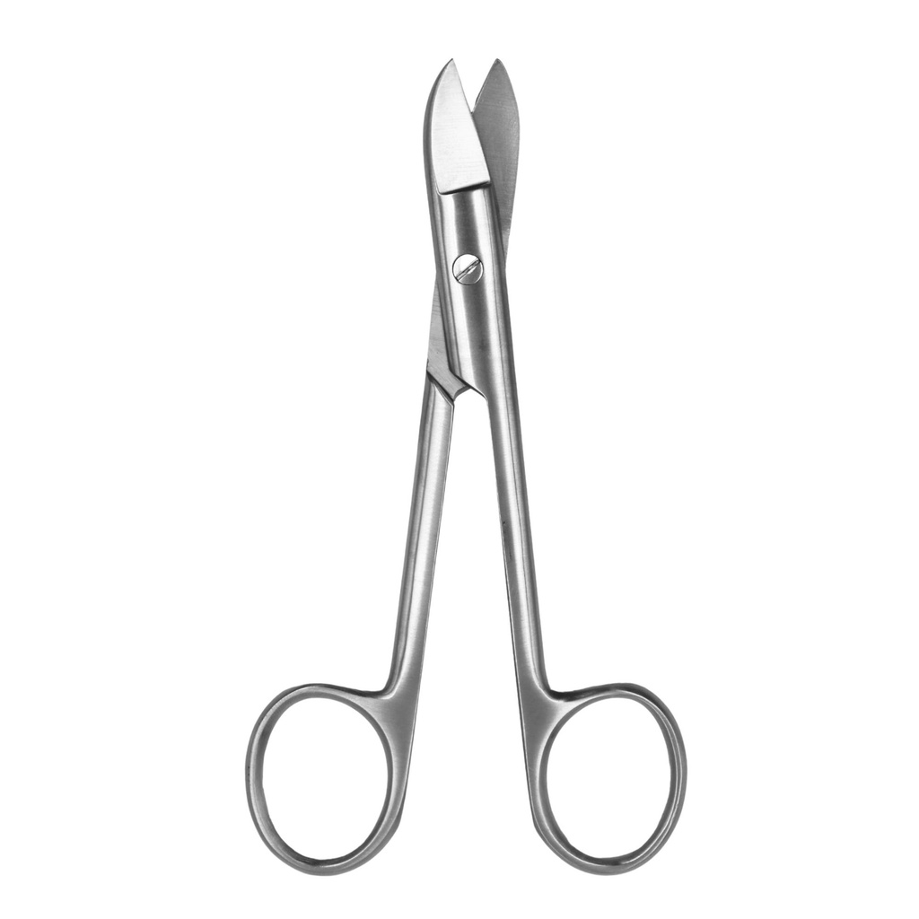 Crown Scissor, BeeBee, Saw Edge, Curved | ErgoDenta