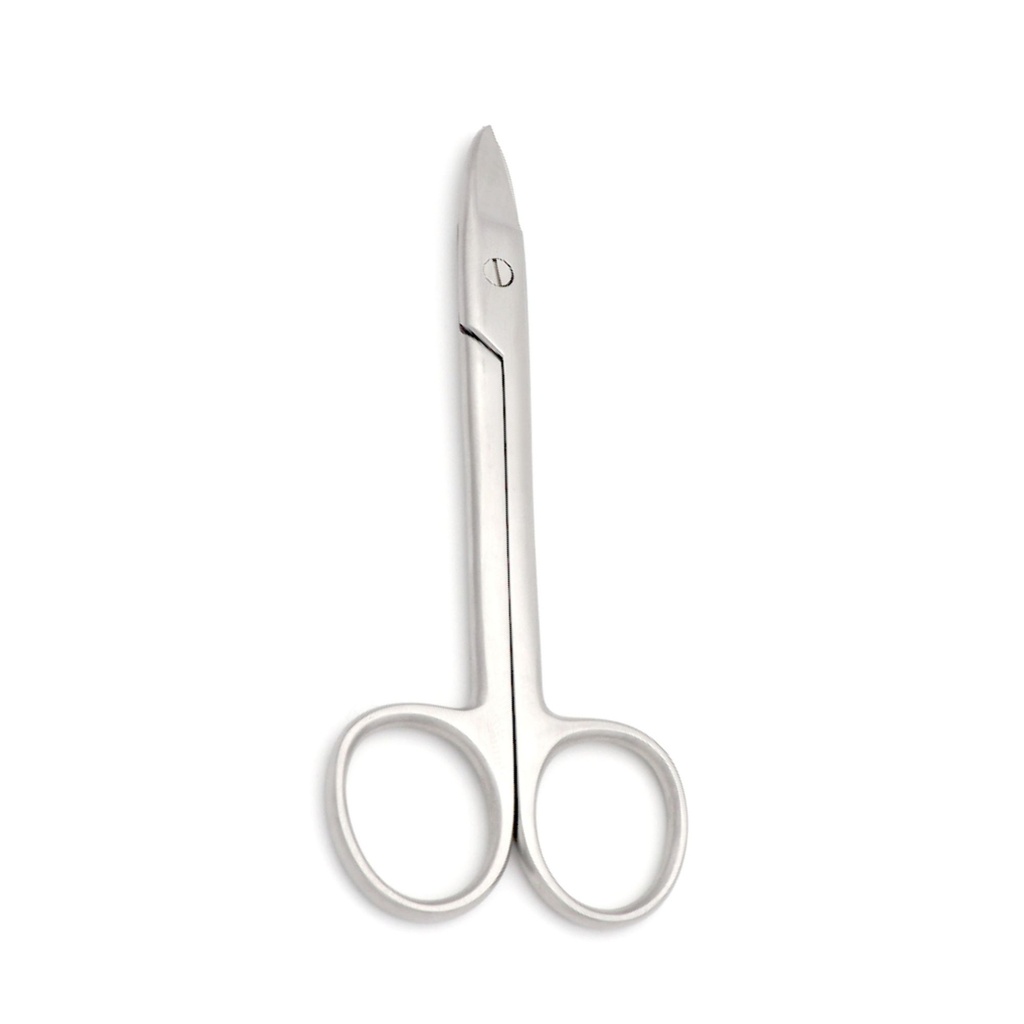 Crown Scissor, BeeBee, Saw Edge, Curved, 13cm
