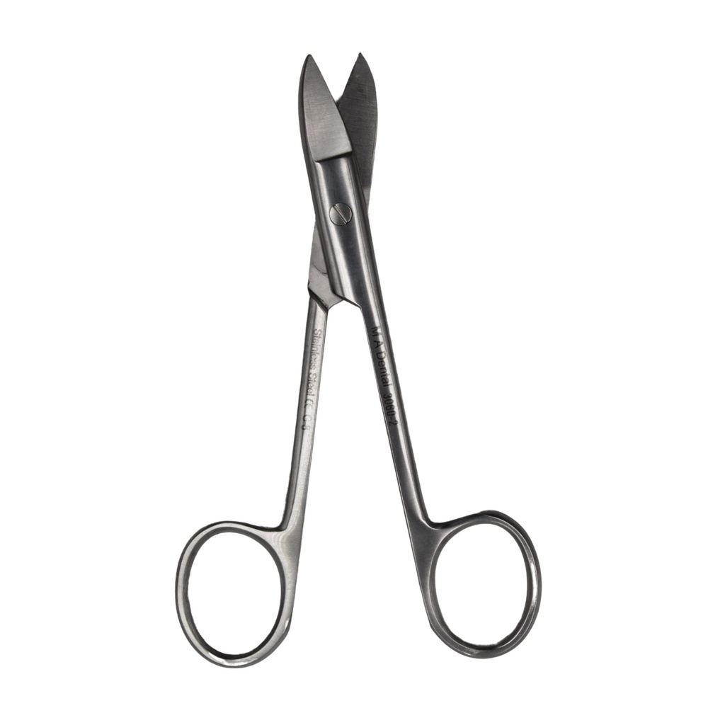 Crown Scissor, BeeBee, Saw Edge, Straight, 13cm