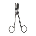 Crown Scissor, BeeBee, Saw Edge, Straight, 13cm