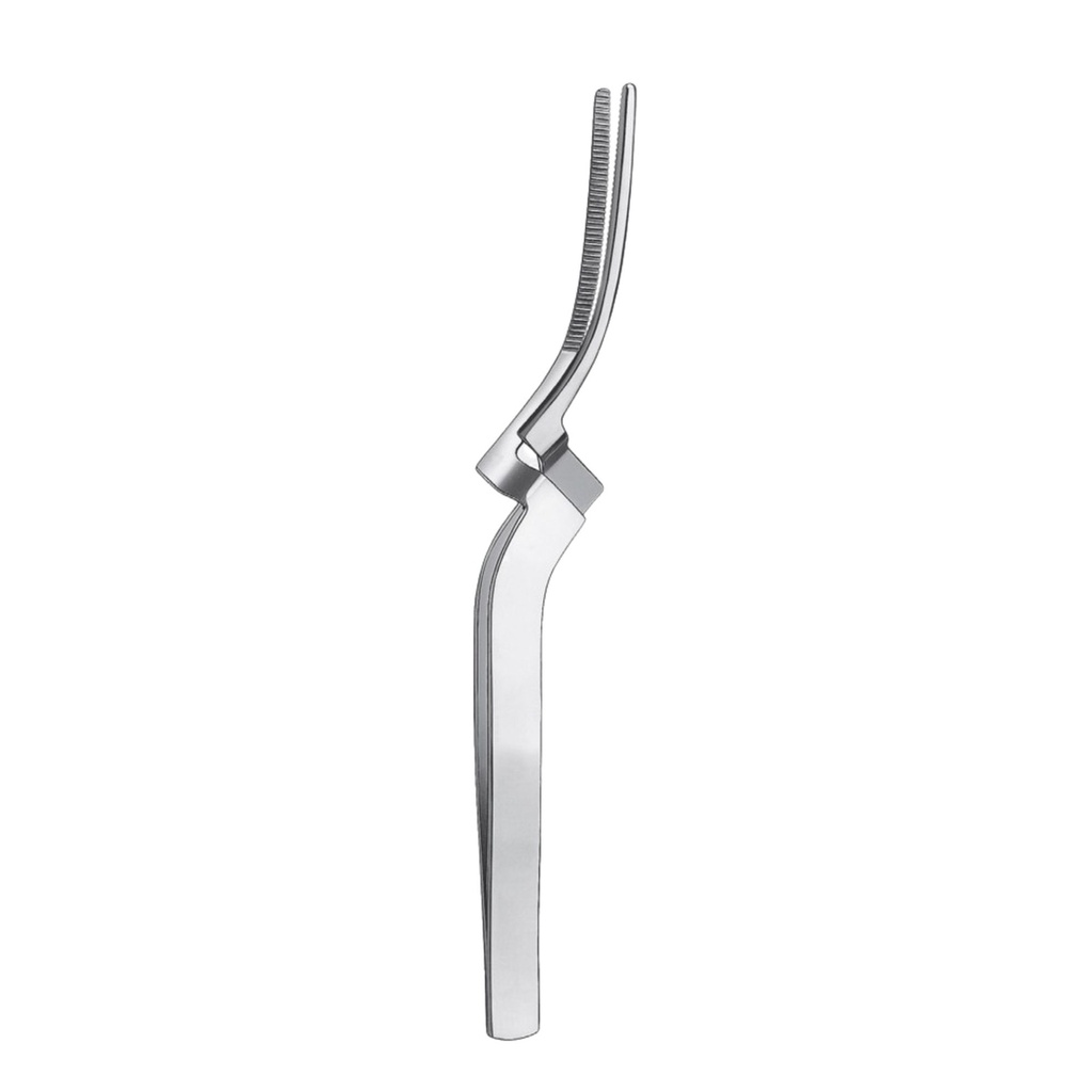 Miller Tweezer, Serrated, Curved | ErgoDenta