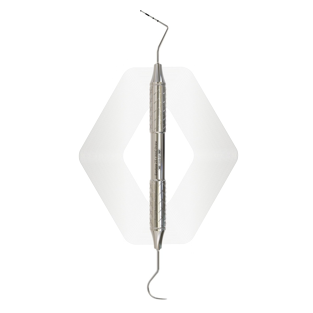 Explorer 23 + WHO Probe 11.5mm (ball end) | ErgoDenta