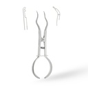 Rubber Dam Clamp Forceps Brewer, 17cm | ErgoDenta