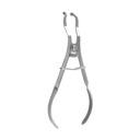Ivory Rubber Dam Clamp Forceps, 17cm