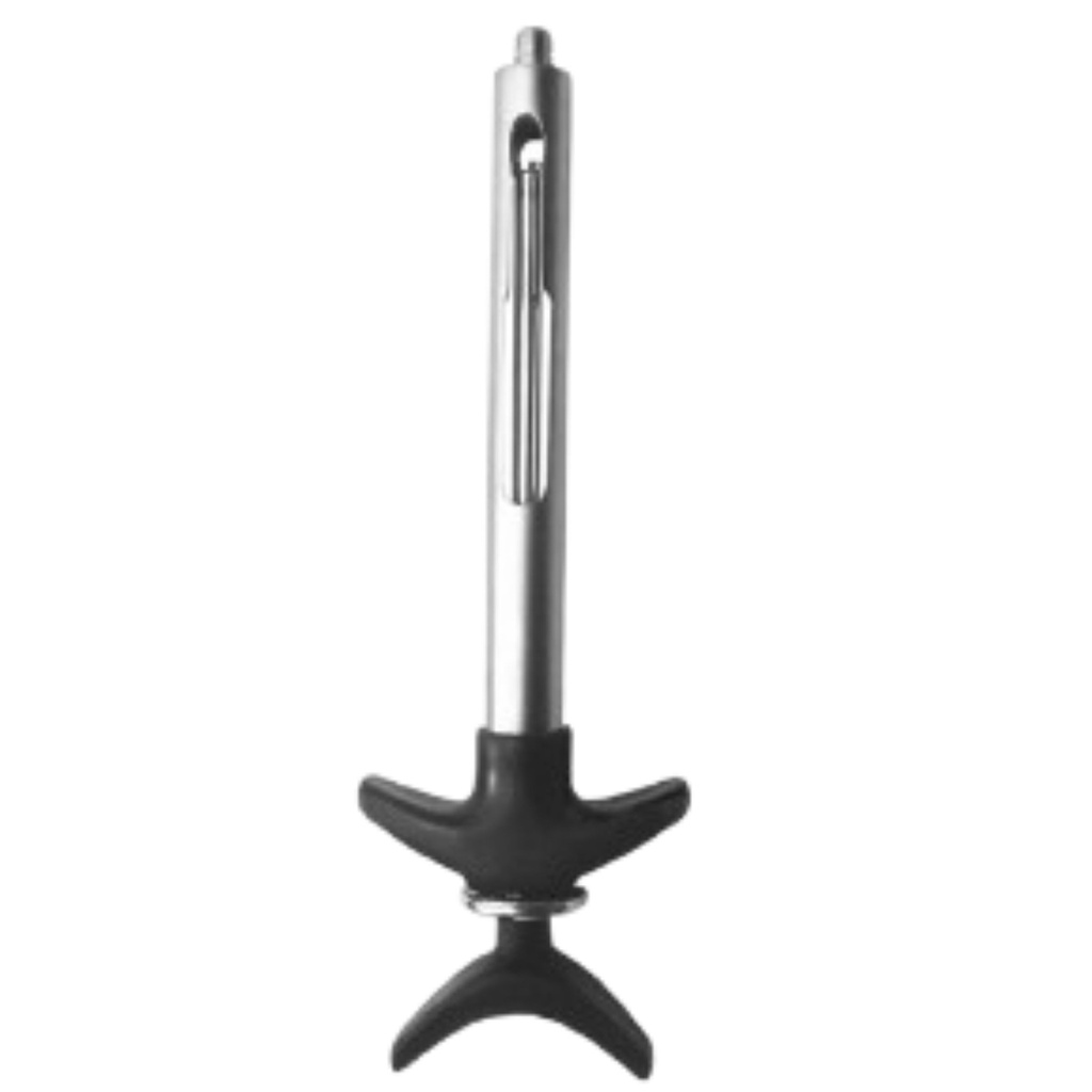 Self Aspirtning Syringe, Plastic and Metal, 2.2 ml, 
with Metric Thread