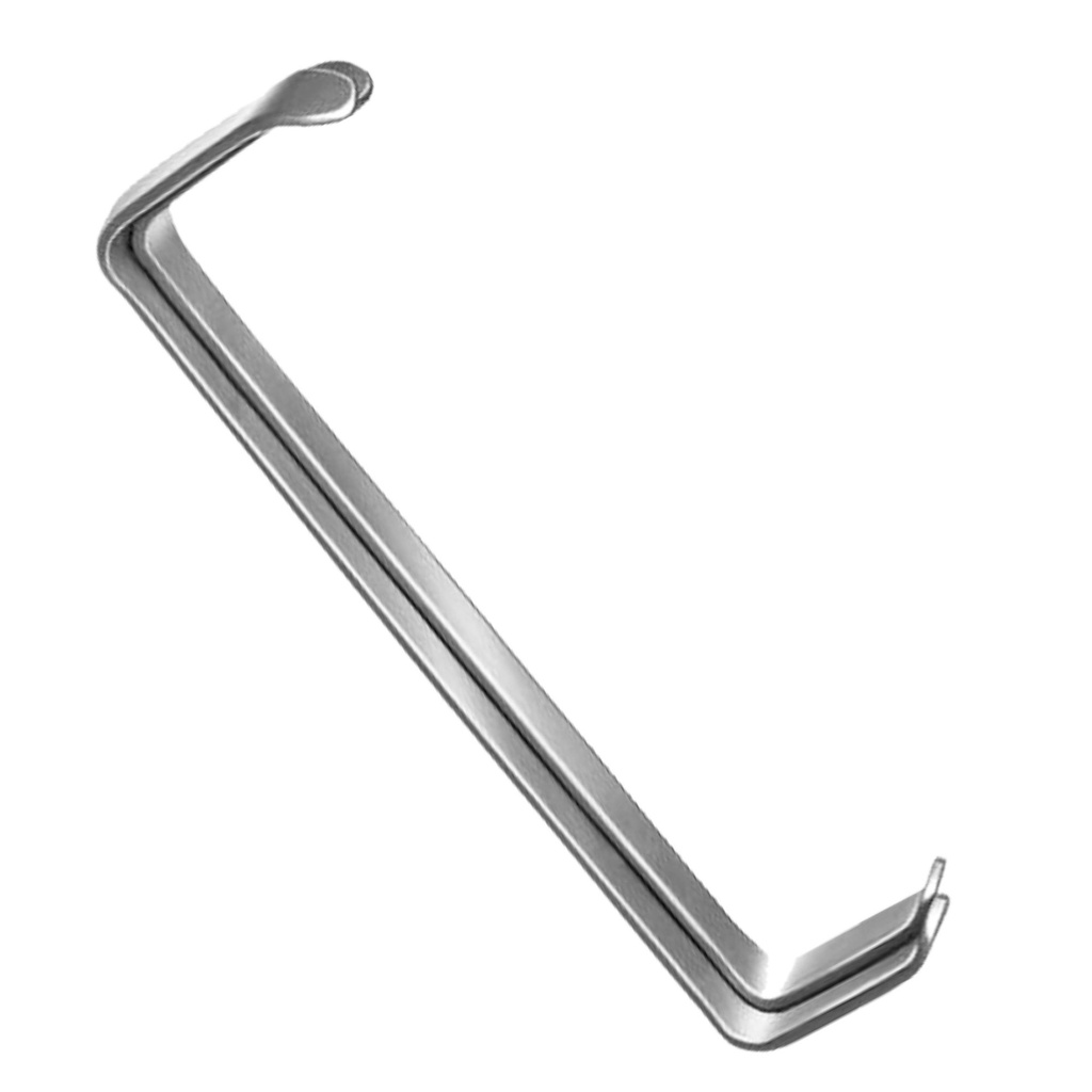 Farabeuf Retractor, Set of 2 pcs, 12cm Fig. 1, 26 x 10 mm / 30 x 13 mm Fig. 2, 30 x 10 mm / 34 x 13 mm | ErgoDenta