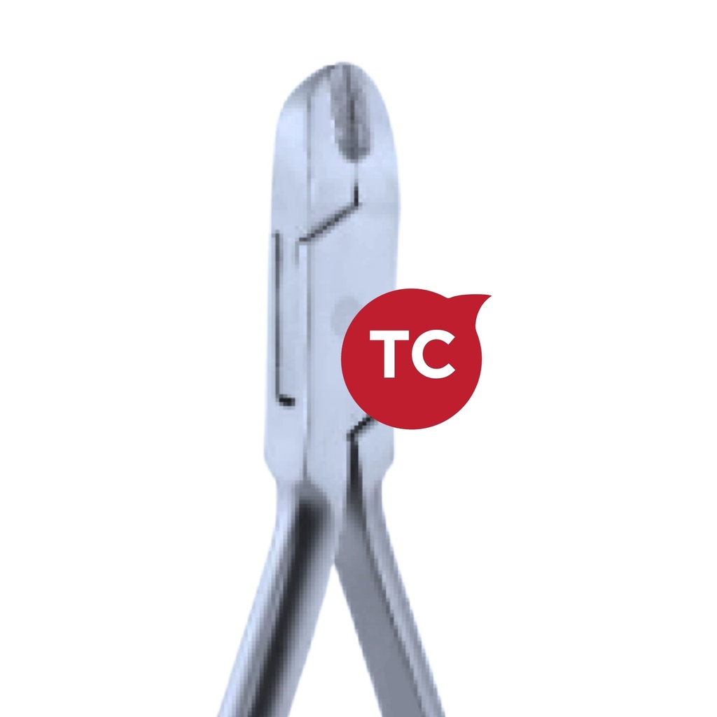Hard wire cutter, 10º Angle, 14cm, TC