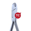 Hard wire cutter, 10º Angle, 14cm, TC