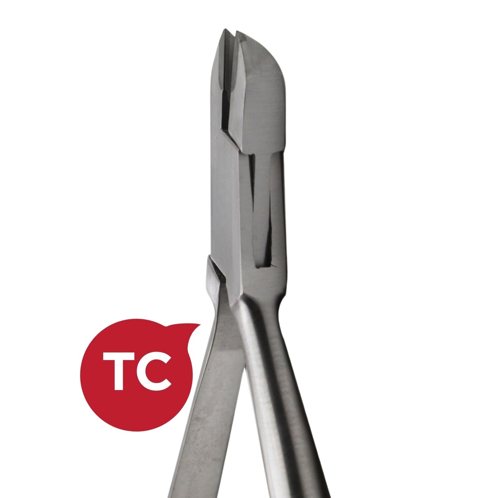 Pin & Ligature Wirecutter, max Ø 0.5mm, 13cm,TC