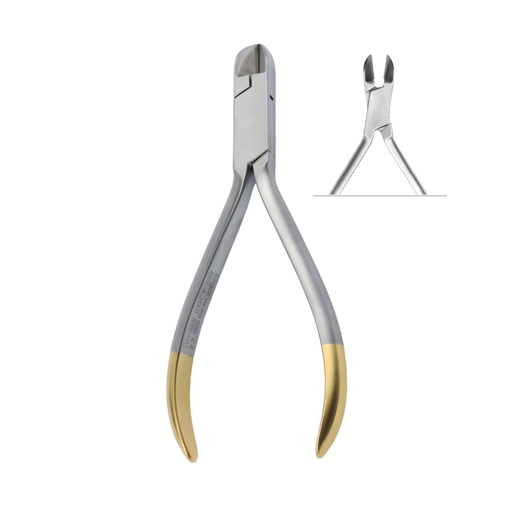 Pin & Ligature Wirecutter, max Ø 0.7mm, 13cm, TC | ErgoDenta